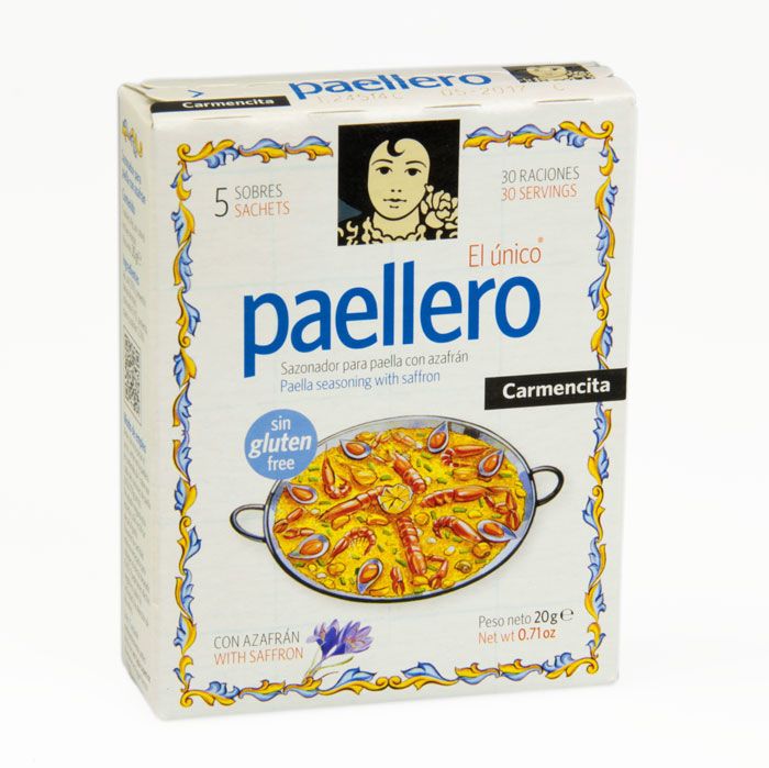 Paellero med safran  (porsjonspakninger)