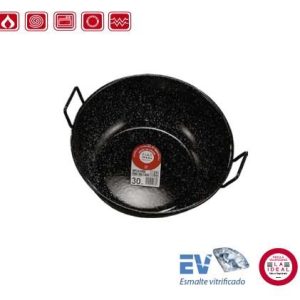 Gryte/ Wok 26cm emaljert
