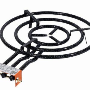 Gassbrenner 60cm 3-ringer, m/innstuss