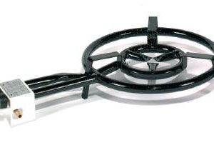 Gassbrenner 40cm 2-ringer, m/innstuss